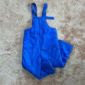 Vtg Y2K Kids Boys Outerwear Ski Bibs Sz M Snow Suit Overalls Retro Outdoor Ski